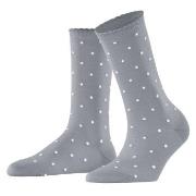 Falke Strømper Women Spike Dot Socks Grå bomull Str 39/42 Dame