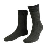 Amanda Christensen Strømper 3P Grade Wide Rib Ankle Socks Oliven Str 4...