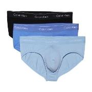 Calvin Klein 3P Icon Cotton Briefs Svart/Blå bomull Large Herre