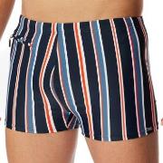 Schiesser Badebukser Aqua Classic Swim Shorts Blå/Rød X-Large Herre