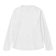 Panos Emporio Bamboo Crew Longsleve Tee Hvit Medium Herre