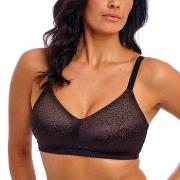 Wacoal BH Back Appeal Wire Free Bra Svart polyamid E 75 Dame