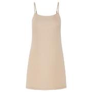 Naturana Slip Plain Beige polyester 38 Dame