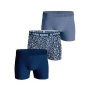 Björn Borg 3P Cotton Stretch Boxer 1721 Blå bomull X-Small Herre