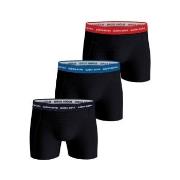 Björn Borg 3P Essential Shorts Svart/Blå bomull Small Herre