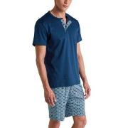 Calida Relax Streamline 4 Short Pyjamas Blå Mønster bomull X-Large Her...
