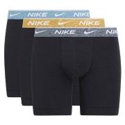 Nike 3P Everyday Essentials Cotton Stretch Boxer Grå/Blå bomull Small ...