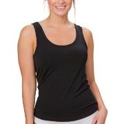 Trofe Basic Top 2P Svart bomull Medium Dame