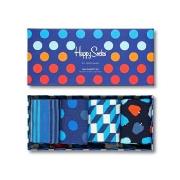 Happy socks Strømper 4P Navy Gift Box 650 Multi-colour-2 Str 41/46