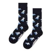 Happy socks Strømper Something Fishy Sock Svart bomull Str 41/46