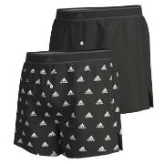 adidas 2P Active Woven Boxer Svart/Hvit bomull Small Herre