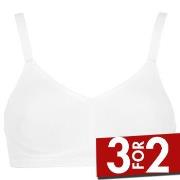 Damella BH Carla Soft Bra Hvit polyester D 75 Dame
