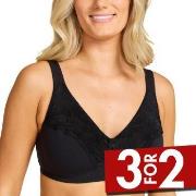 Damella BH Felice Soft Bra Svart bomull A 85 Dame