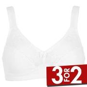 Damella BH Felice Soft Bra Hvit bomull A 75 Dame