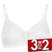 Damella BH Vera Soft Bra Hvit polyester B 80 Dame