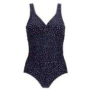 Damella Fiona Swimsuit Pattern Marine/Rød 44 Dame