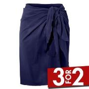 Damella Greta Basic Mesh Sarong Marine One Size Dame