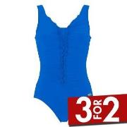 Damella Jennifer Padded Swimsuit Blå 46 Dame