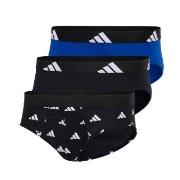 adidas 3P Active Flex Cotton Brief Svart/Blå bomull X-Large Herre