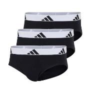 adidas 3P Active Flex Cotton Brief Hvit/Svart bomull Large Herre