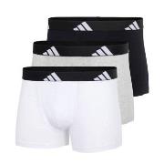 adidas 3P Active Flex Cotton Trunk Hvit/Grå bomull Small Herre