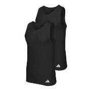 adidas 2P Active Flex Cotton Ergonomic Tank Top Svart bomull Medium He...
