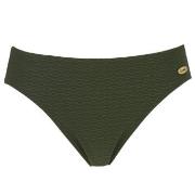 Damella Brigitte Textured Bikini Brief Mørkgrørnn  nylon 40 Dame