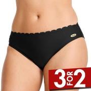 Damella Emily Wavy Bikini Brief Svart 46 Dame