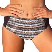 Wiki Puerto Rico Swim Midi Shape Brun mønstret 42 Dame