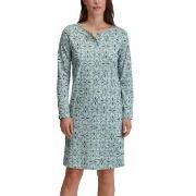 Calida Ornament Nights Long Sleeve Nightdress Blå Mønster bomull Mediu...