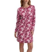 Calida Sweet Dreams Long Sleeve Nightdress Vinrød  bomull Medium Dame