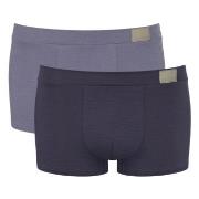 Sloggi 2P Men Go Natural Hipster Grå/Blå bomull Medium Herre