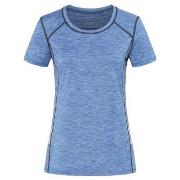 Stedman Recycled Women Sports-R Reflect Blå polyester Small Dame