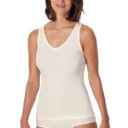 Schiesser Fine Rib Top Champagne bomull 3XL Dame
