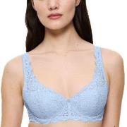 Triumph BH Amourette Wired Bra With Lace Lysblå E 80 Dame