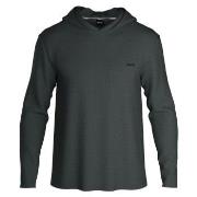 BOSS Waffle Hoodie Mørkgrørnn  Medium Herre