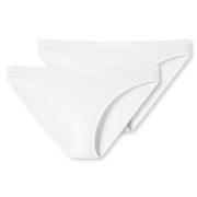 Schiesser Truser 2P 95-5 Organic Cotton Mini Briefs Hvit bomull Large ...