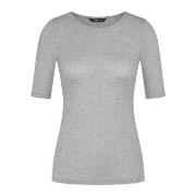 Triumph Beauty Layers Short Sleeve Wool Top Grå ull Large Dame