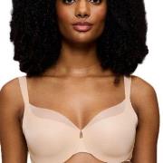 Triumph BH BMU Illusion Curve Minimizer Bra Beige D 80 Dame