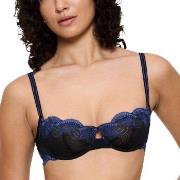 Triumph BH Comfort Glam Wired Balconette Bra Svart D 80 Dame