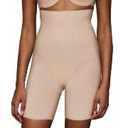 Triumph Truser High Waist Medium Shaping Long Panty Beige Small Dame