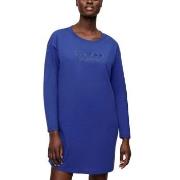 Triumph Long Sleeve Nightdress Mørkblå bomull 40 Dame