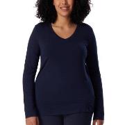 Schiesser Mix and Relax Long Sleeve Shirt Blå modal X-Small Dame