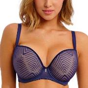 Freya BH Tailored Uw Moulded Plunge T-Shirt Bra Blå G 75 Dame