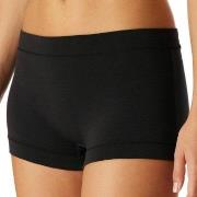 Schiesser Truser Unique Cotton Boyshort Svart bomull Large Dame