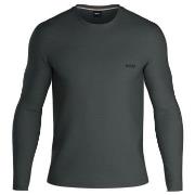 BOSS Waffle Sweatshirt Mørkgrørnn  Medium Herre