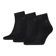 Calvin Klein Strømper 3P Classic Quarter Socks For Men Svart Str 43/46...