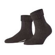 Burlington Strømper Plymouth Wool Sock Mørkbrun  ull Str 36/41 Dame