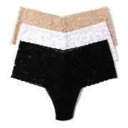 Hanky Panky Truser 3P Retro Lace Thong Mixed nylon One Size Dame