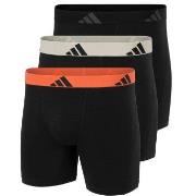 adidas 3P Active Flex Cotton Boxer Brief Svart/Oransje bomull X-Large ...